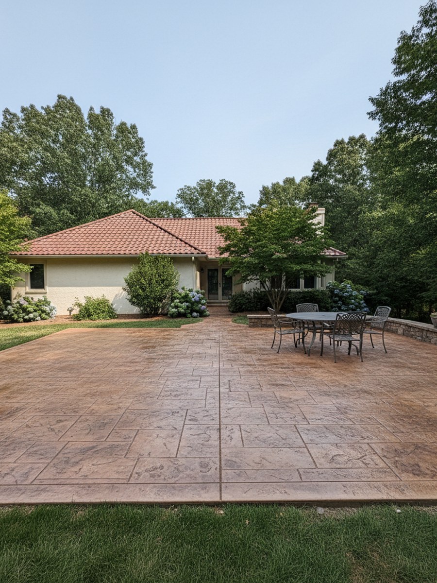 Champion Concrete Solutions crew working on a home