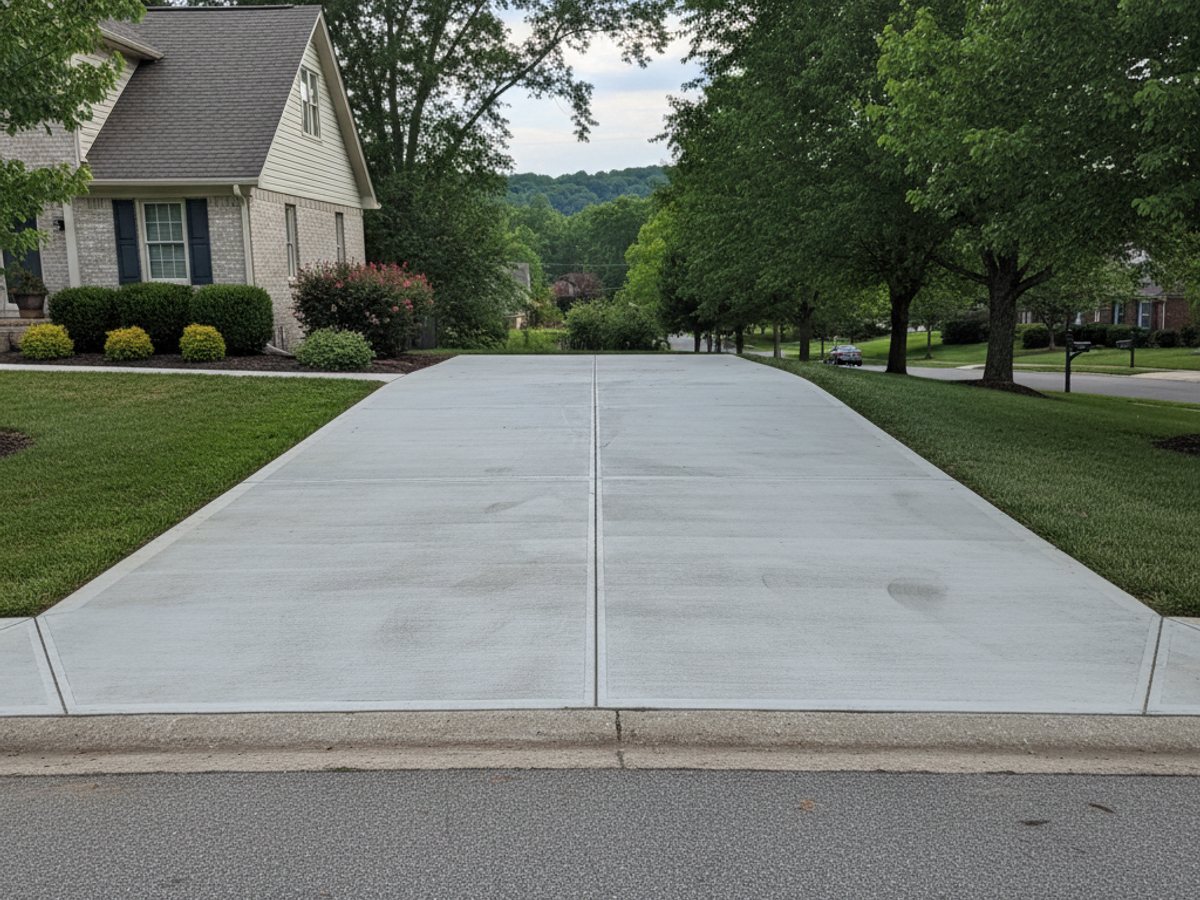 Concrete Driveways completed by Champion Concrete Solutions in Ashland, VA